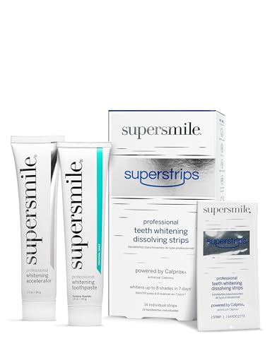 Supersmile Travel Whitening Kit, Toothpaste + Accelerator + Strips