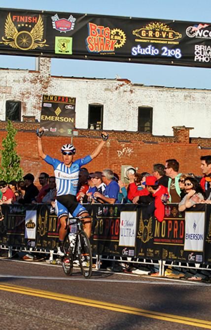 Carlos Alzate (UnitedHealthcare) takes the win at the Tour de Grove