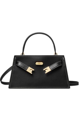 Petite Lee Radziwill Leather Top Handle Bag