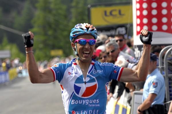 Nicolas Vogondy (Bbox Bouygues Telecom) celebrates a stage win in the Crit&eacute;rium du Dauphin&eacute;