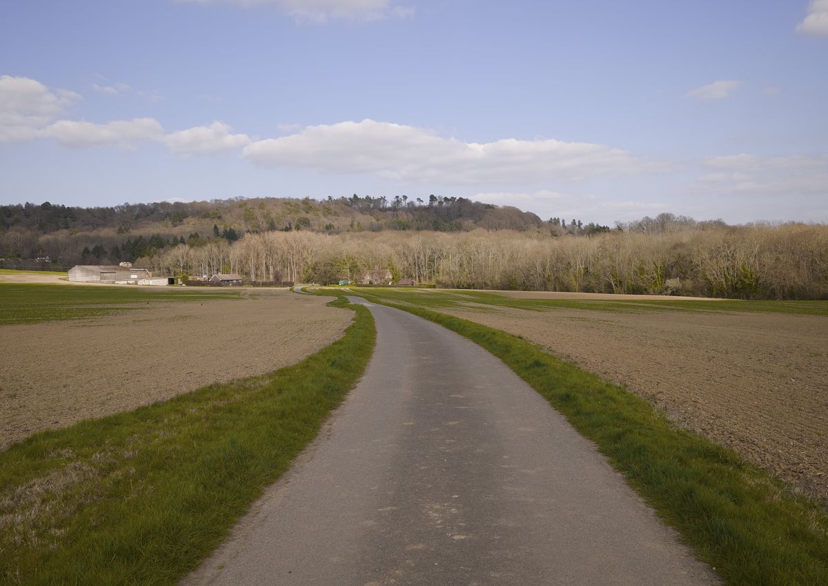 Photo of a country road, taken with the Sigma BF camera and Sigma 35mm F2 DG lens