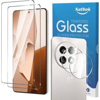 Natbok 2 plus 2 Pack for OnePlus 13R Screen Protector