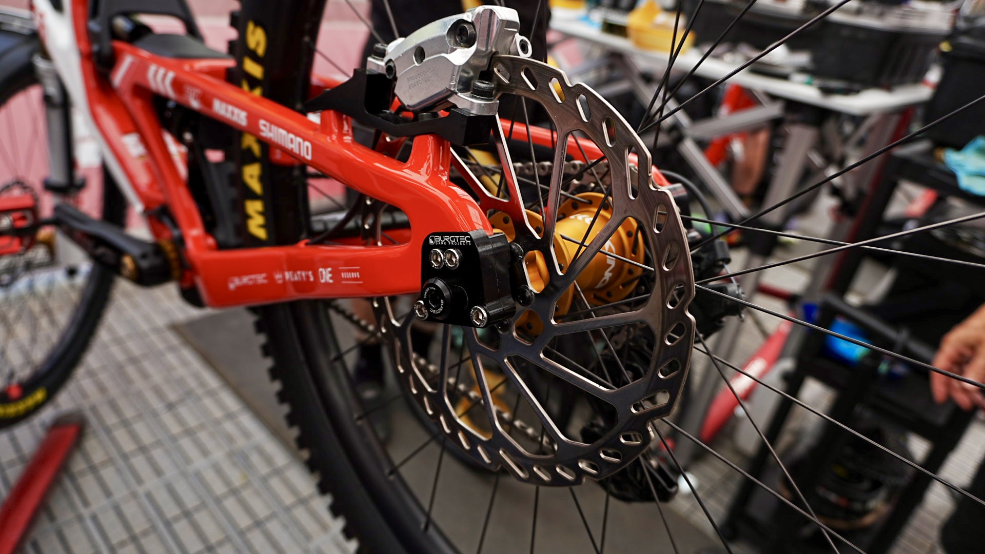 Downhill tech found at the UCI Mountain Bike World Championships in Val di Sole