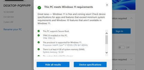 Windows 11 System Requirements Check To See If Your Pc Can Run It Tom S Guide