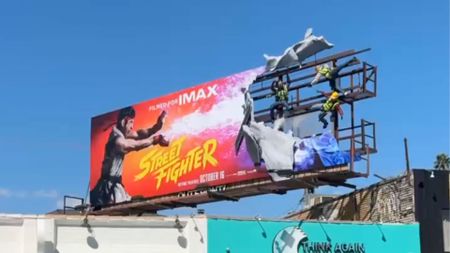 Street Fighter billboard