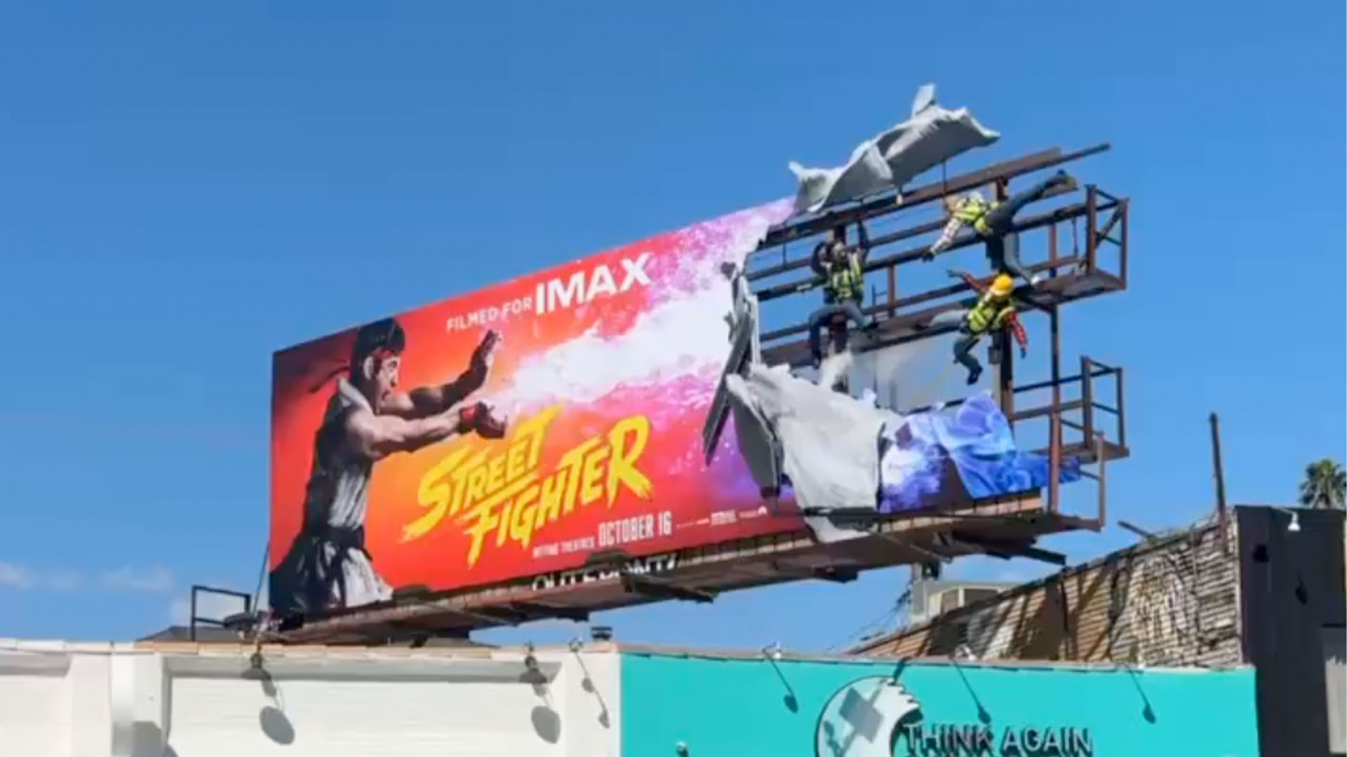 Street Fighter billboard