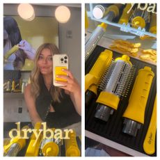 samantha holender using drybar all inclusive
