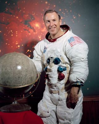 James Lovell's 1969 astronaut photo.