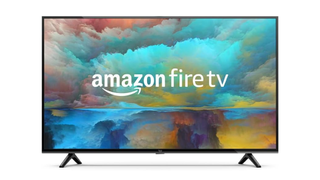 The 43-inch Amazon Fire TV 4-Series pictured on a white background