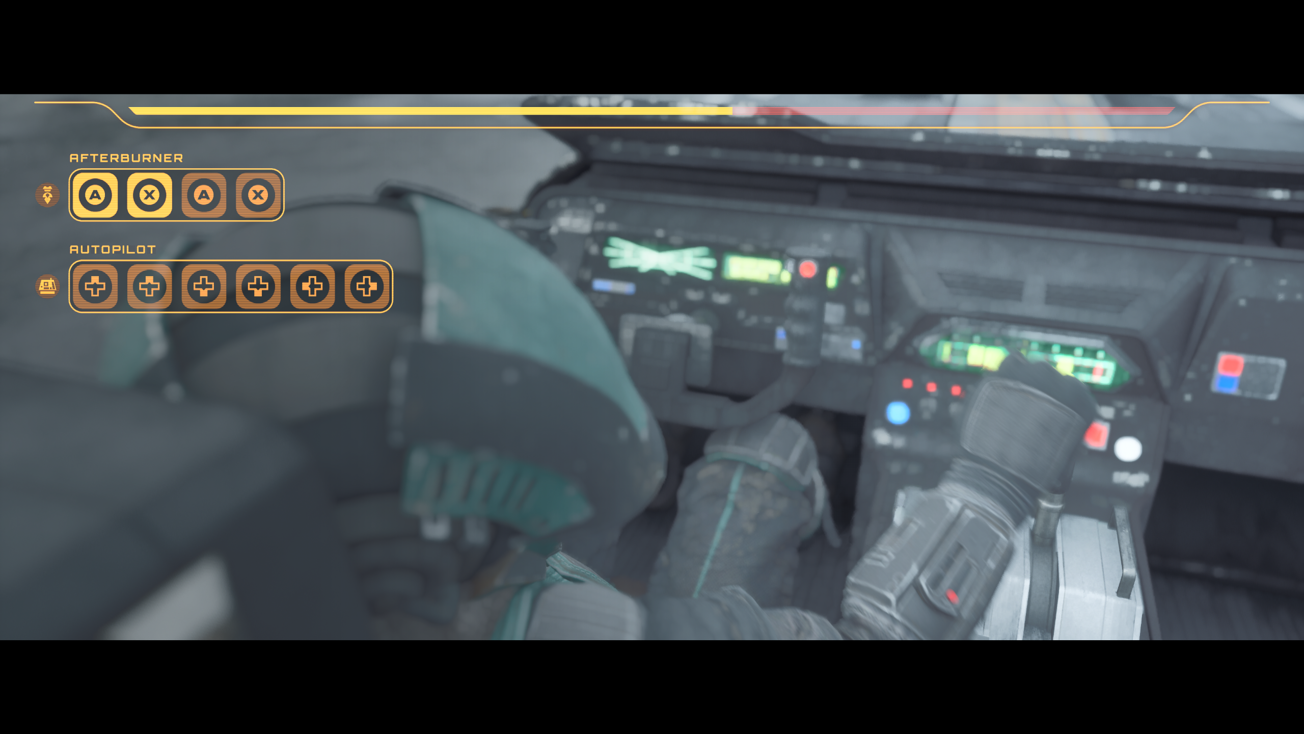 Screens from a Star Wars racing game