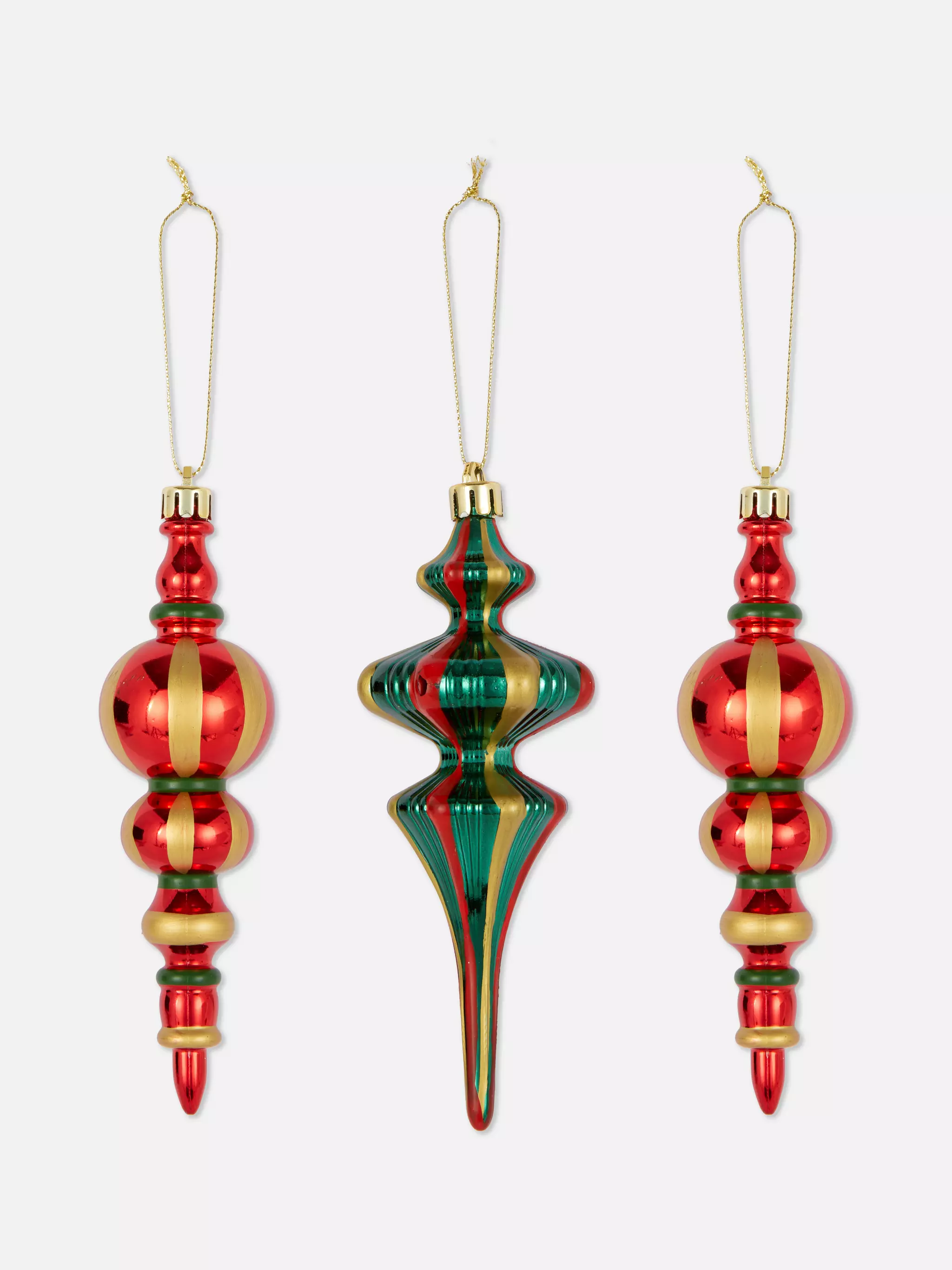 3pk Christmas Baubles