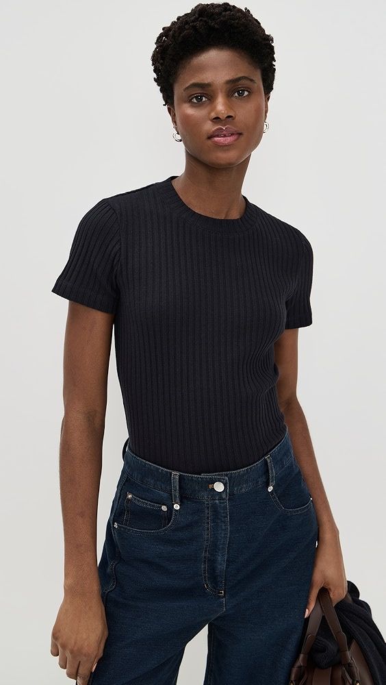 Vince Rib Crew Neck