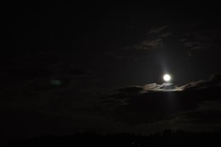 Supermoon of 2012 as seen by skywatcher Tonya Traylor of Manchester, Wash., on May 5, 2012.
