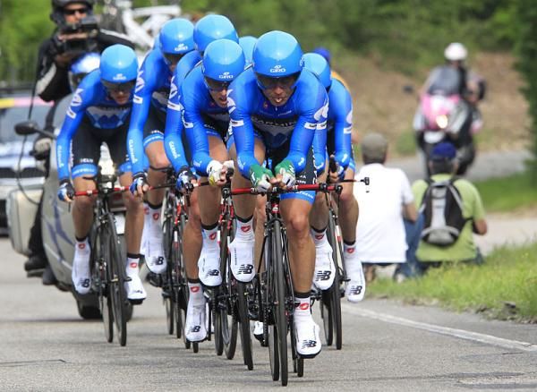 Garmin-Barracude went so fast one of its riders tongues was hanging out.