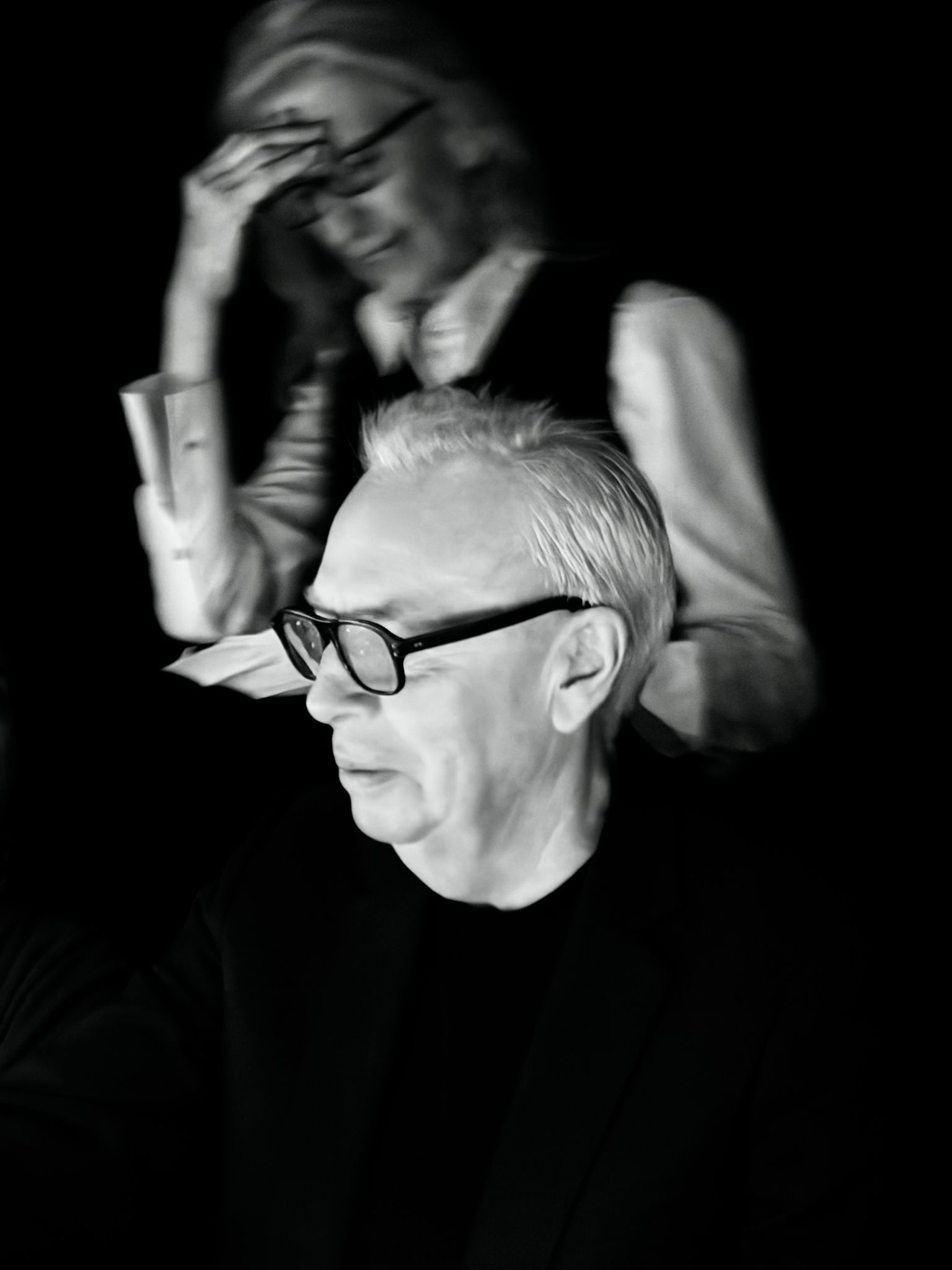 David Chipperfield and Annie Leibovitz by Vincent Van Duysen