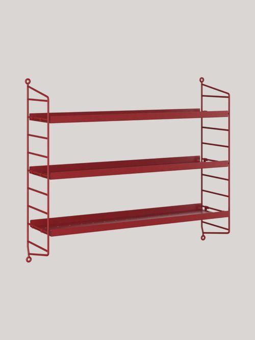 Wall-Mounted Shelf String Pocket