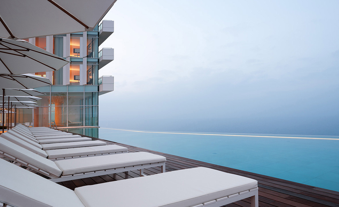 Outside ocean view at The Seamarq Hotel