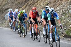 The group of favourites on stage 15 of the Giro d'Italia