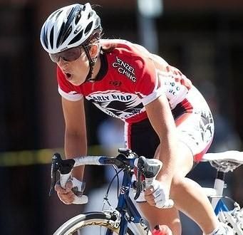 Cortney Burns (30, Cat. 4) is hungry for bike racing.