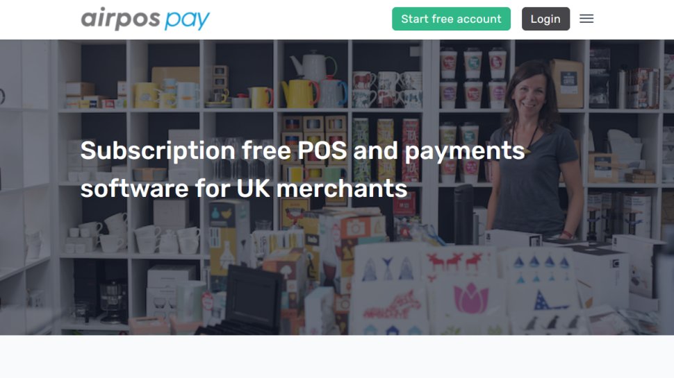 AirPOS website screenshot (October 2025).