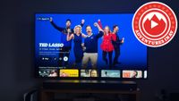 The Apple TV home screen highlighting Ted Lasso as a featured show