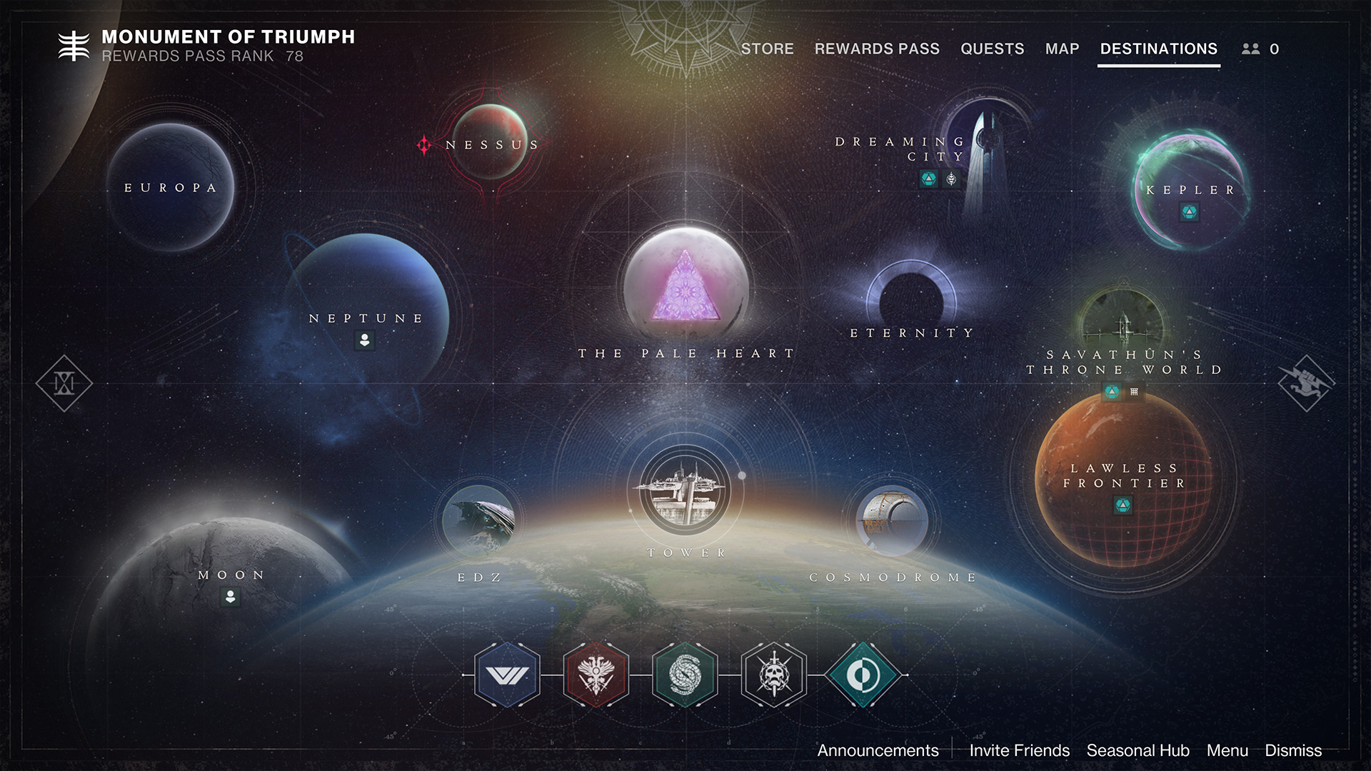 Destiny 2 updated Director menu