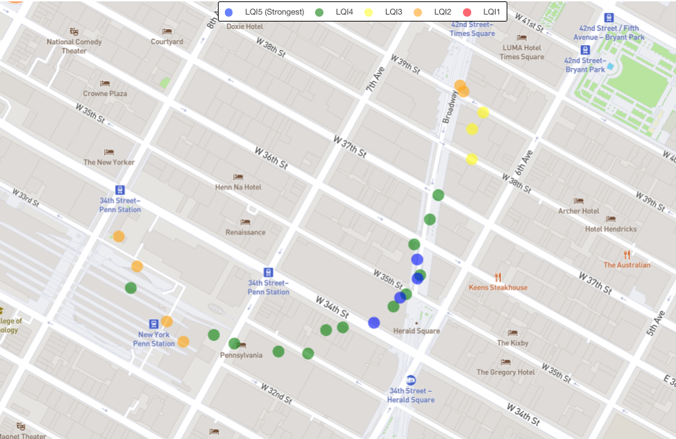 Amazon Sidewalk coverage map