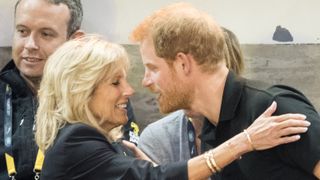 Prince Harry and Jill Biden