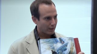 Will Arnett as Gob Bluth on Arrested Development.