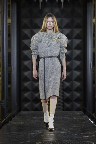 Louis Vuitton AW23 runway show featuring LV Symphony