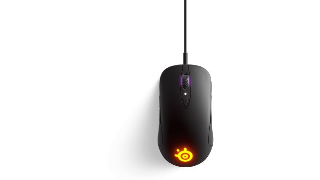 SteelSeries Sensei Ten from above on a white background