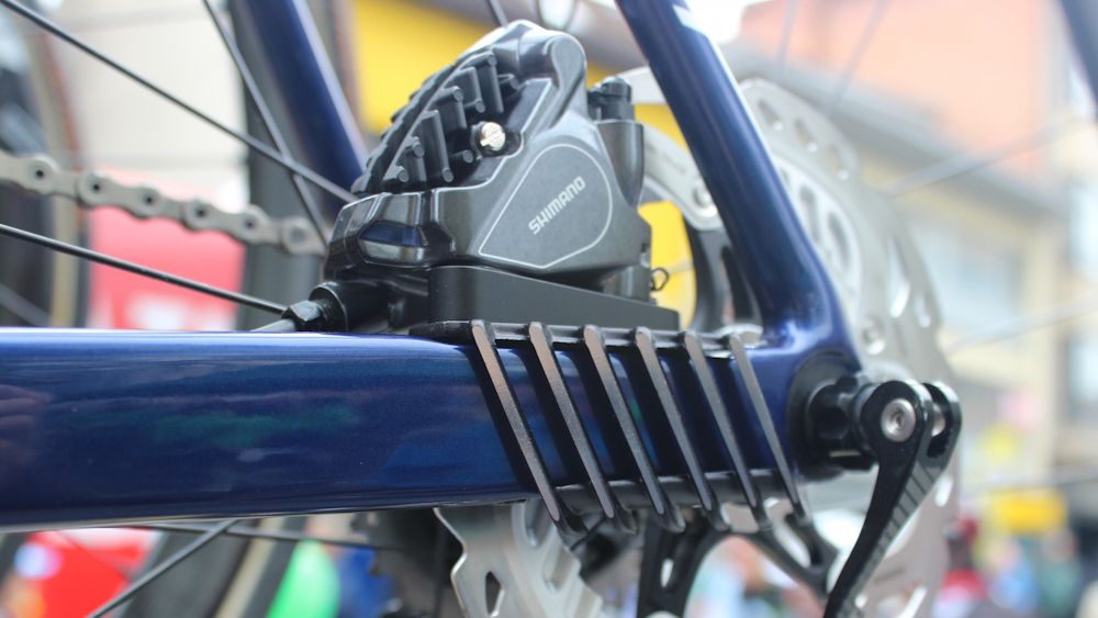 Merida has developed cooling fins to prevent the discs overheating