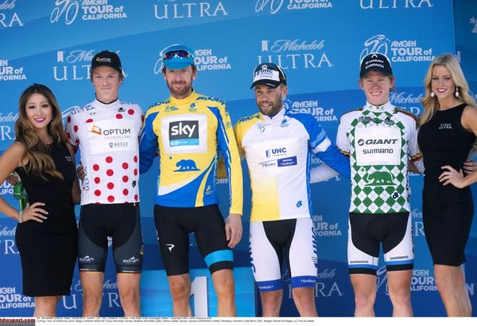 The four jersey wearers
