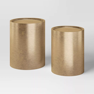 gold nesting tables