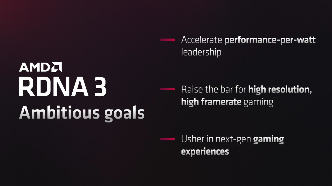 AMD RDNA 3 and Radeon RX 7900 XT / XTX Slide Deck