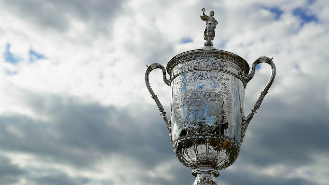 US Open trophy general view