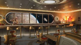 The Star Wars: Hyperspace Lounge will feature onboard the Disney Wish