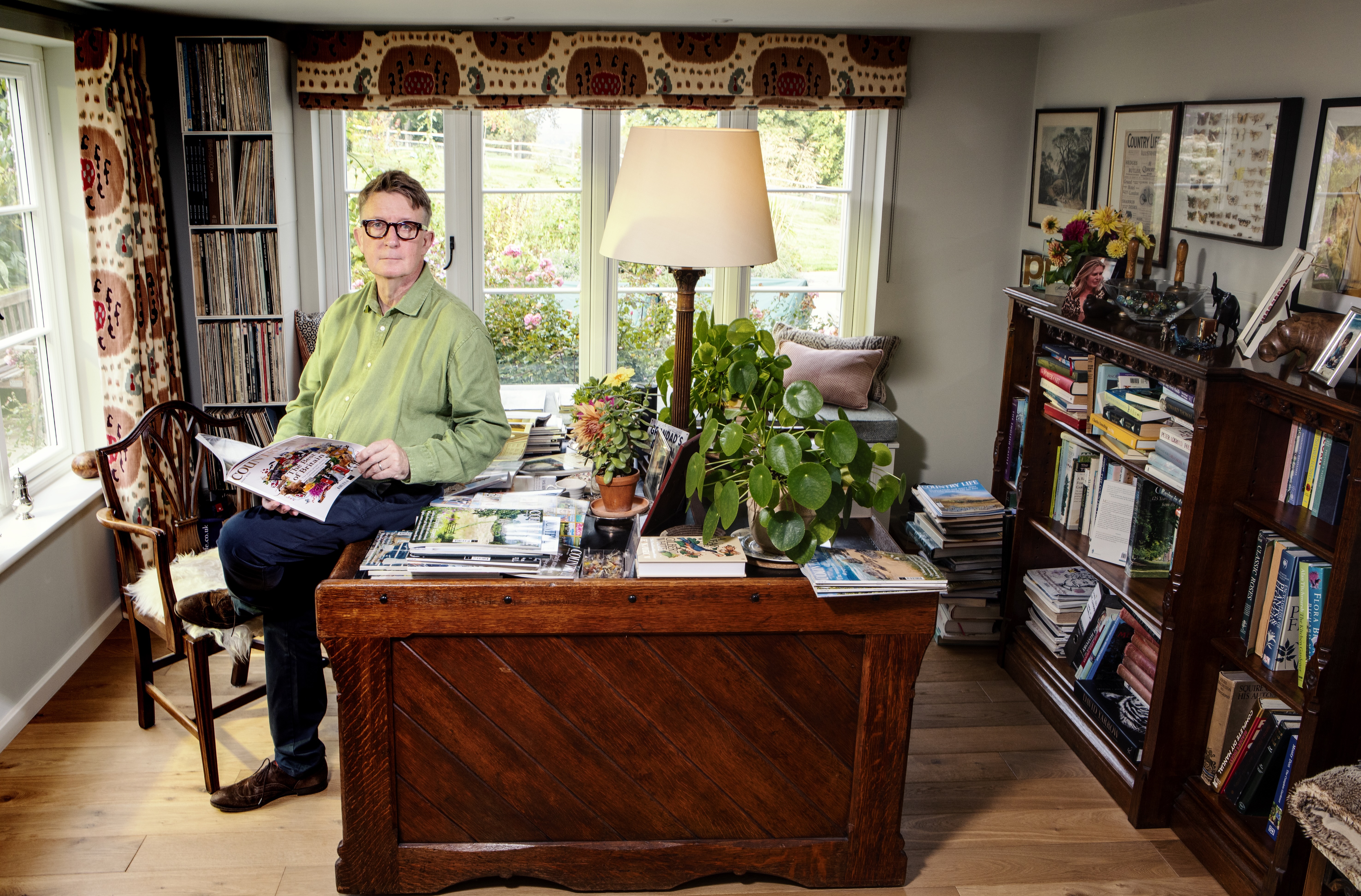 Mark Hedges in his study