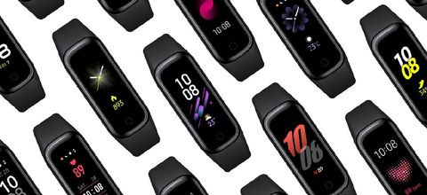 Samsung Galaxy Fit 2 with a choice of watch faces