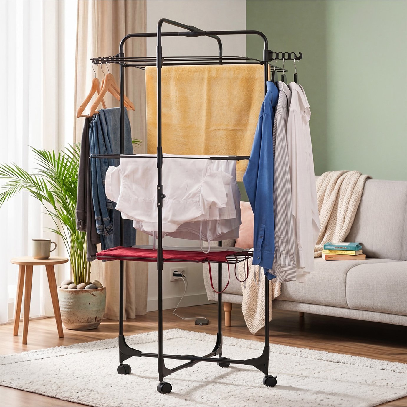 Beldray 30 Metre 3 Tier Indoor Clothes Airer
