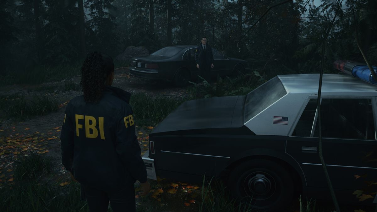 Alan Wake 2 image fidelity comparison screenshots