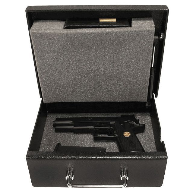 The Stealth Tactical Original Handgun Safe can cushion your firearm as well as secure it.
