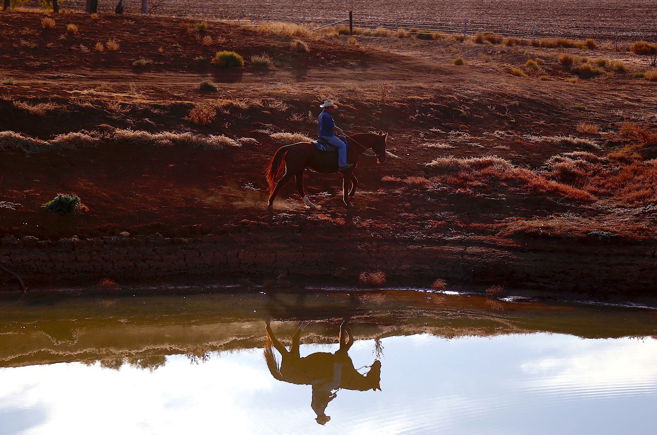 Farmer Scott Cooper in Australia. 