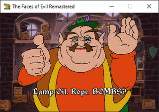 An image from a remastered version of 1993 CD-i game Link: The Faces of Evil