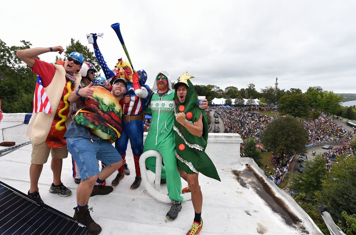 American fans certainly get into dress up