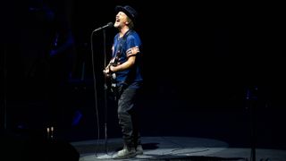  Eddie Vedder of Pearl Jam performs at Climate Pledge Arena on May 30, 2024 in Seattle, Washington