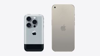 iPhone and iPhone 15 Pro with cameras swapped