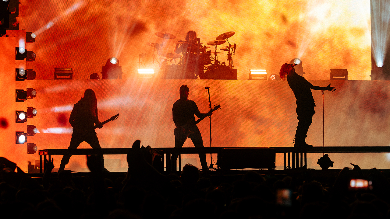 Lorna Shore on stage