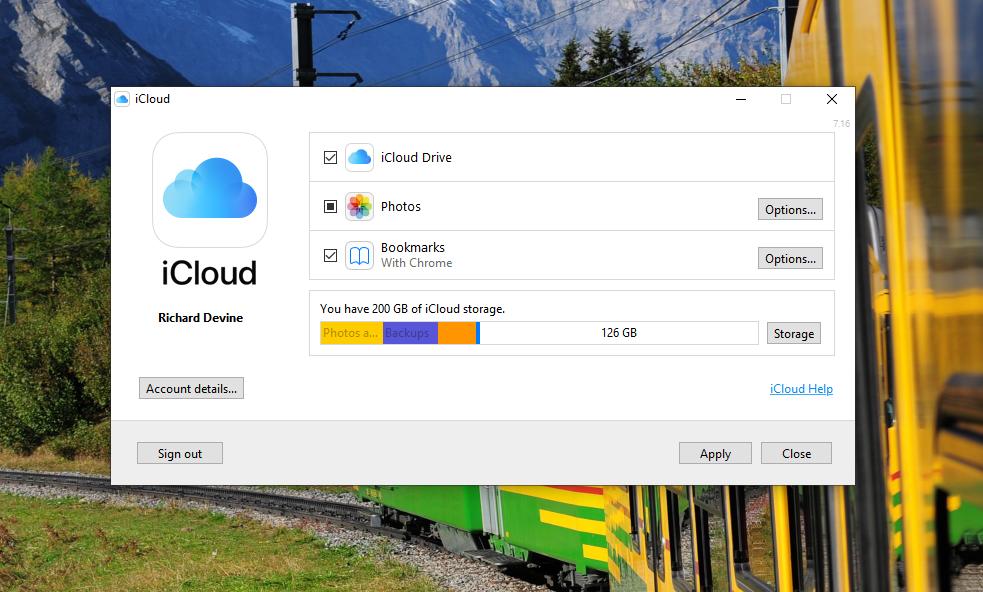 Icloud for windows