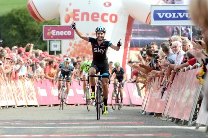 David Lopez (Team Sky) wins stage 6 of the Eneco Tour